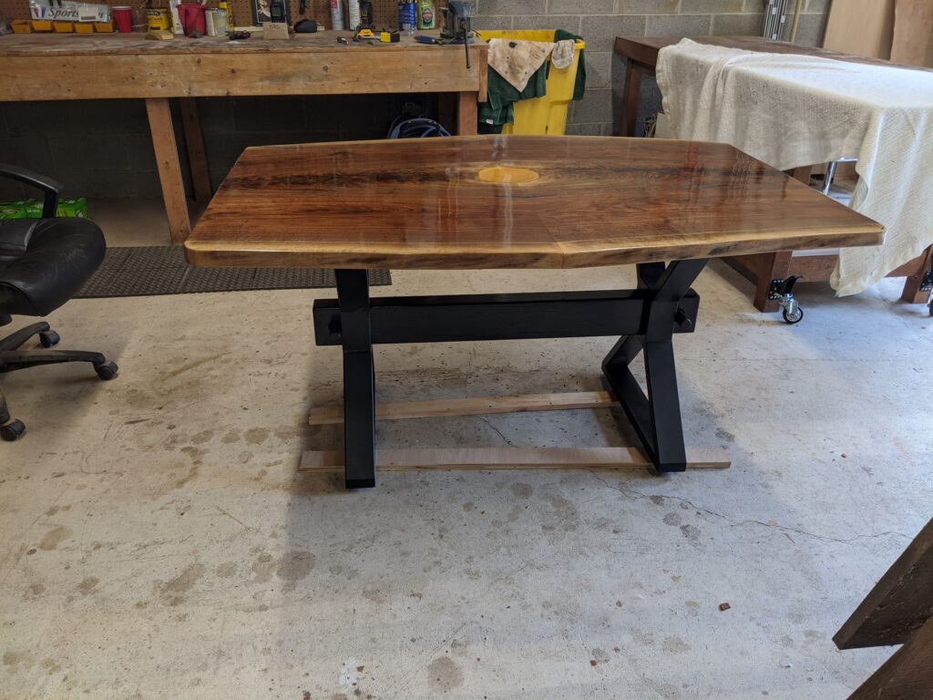 Walnut Resin Kitchen Table