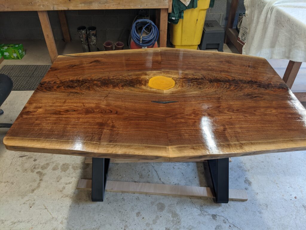 Walnut Resin Kitchen Table